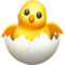 Hatching Chick emoji on Apple